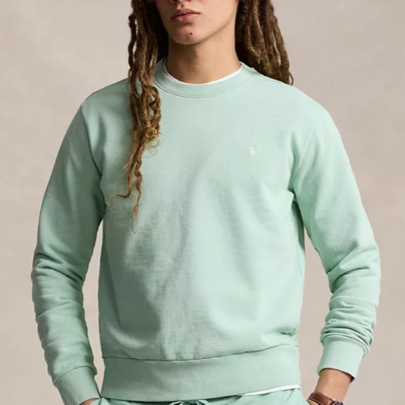 POLO Ralph Lauren Loopback Fleece Crewneck Sweatshirt NWT - Picture 3 of 7